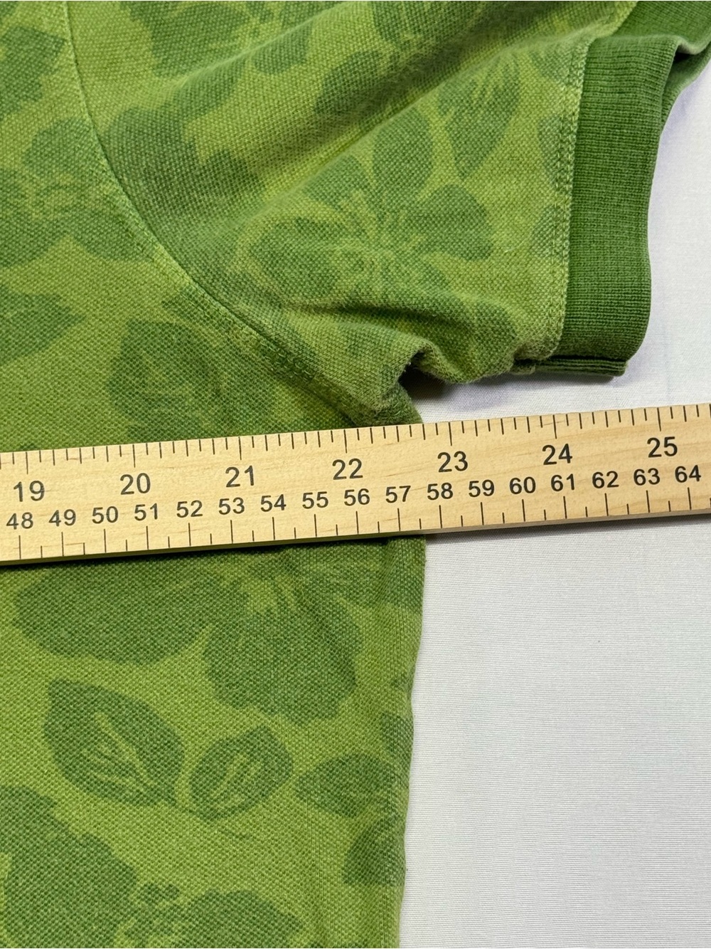 Banana Republic Olive Green Floral Jacquard Polo - Picture 3 of 8